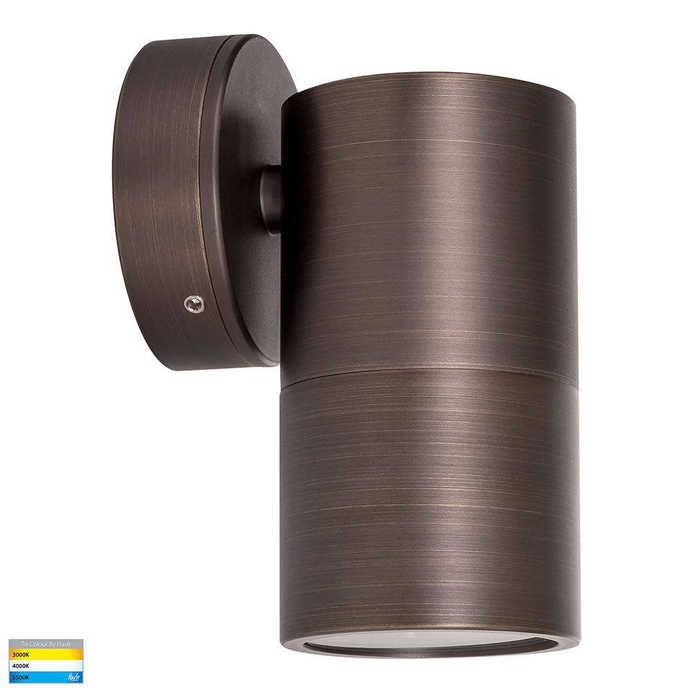Tivah 5W CCT12V DC MR16 LED Fixed Wall Light Antique Brass - HV1197MR16T