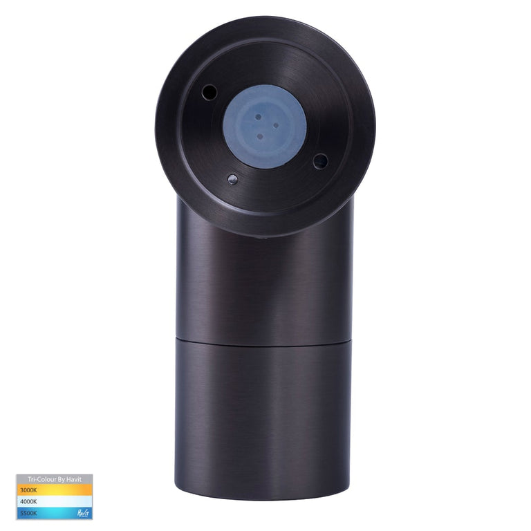Tivah 5W CCT 240V GU10 LED Adjustable Wall Light Graphite - HV1277GU10T