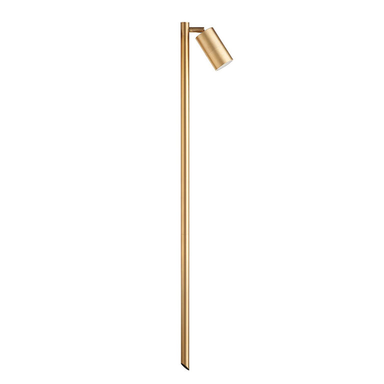 Tivah 5W CCT 12V DC MR16 LED Single Adjustable Spike Light Solid Brass - HV1403T-BR