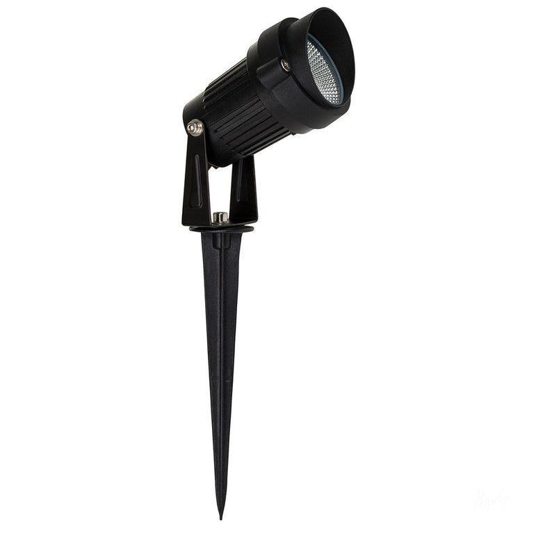 Spitze 3W CCT 12V DC LED Adjustable Spike Light Black - HV1428T