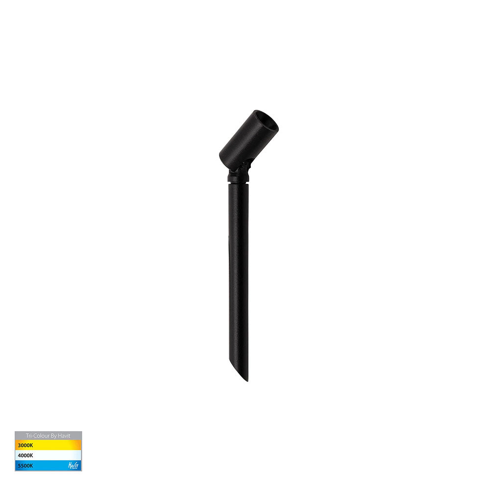 Spar 0.5W CCT 12V DC LED Spike Light Black - HV1433T-BLK
