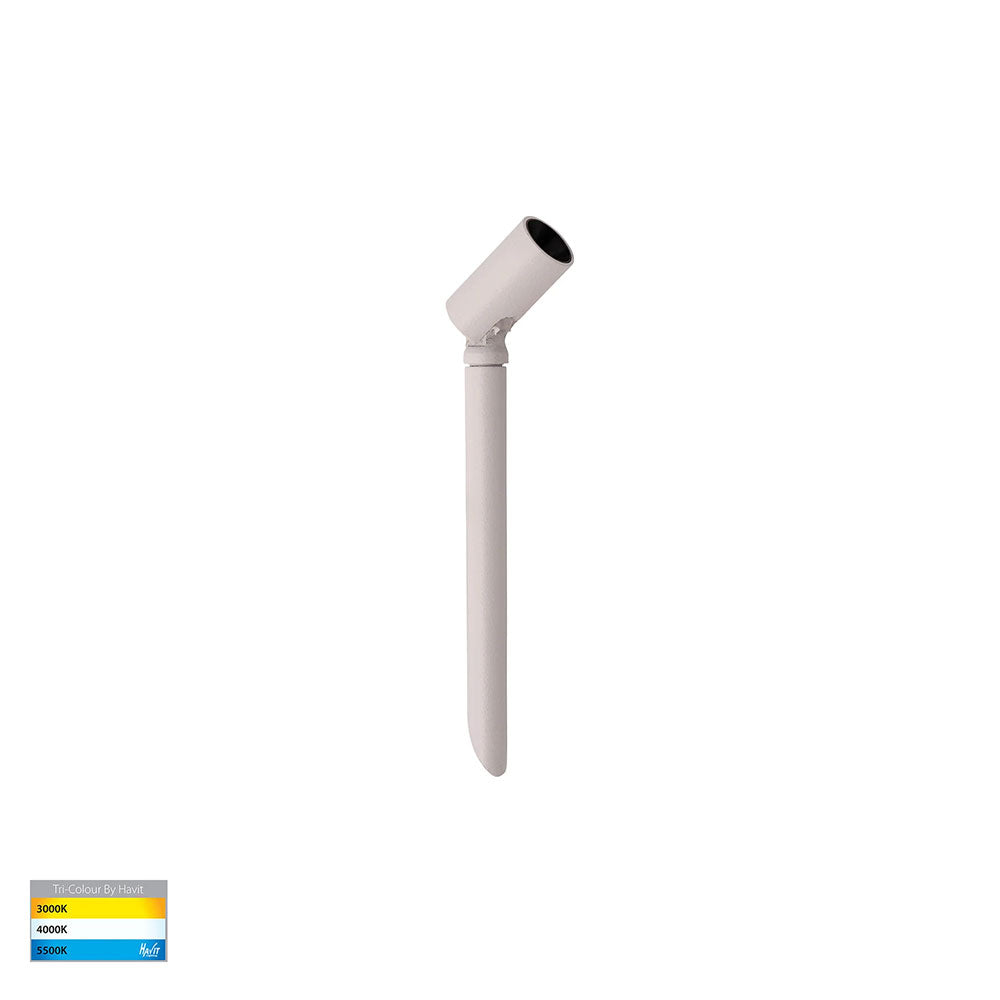 Spar 0.5W CCT 12V DC LED Spike Light White - HV1433T-WHT