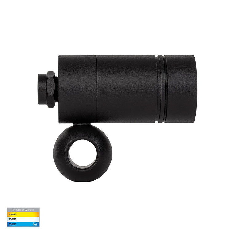 Lille 2.5W CCT LED Garden Spot Light Black - HV1441T-BLK