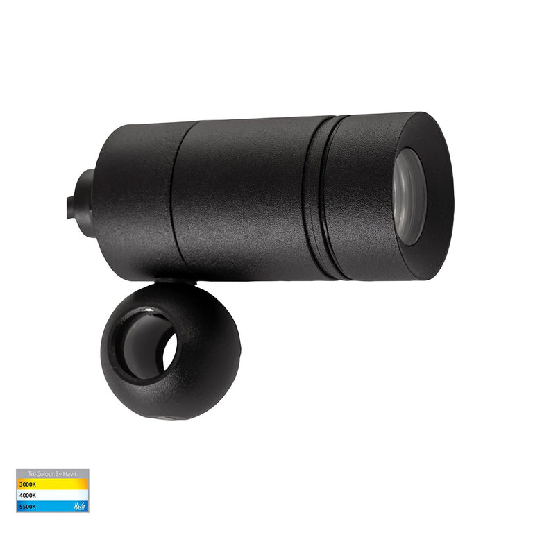 Lille 2.5W CCT LED Garden Spot Light Black - HV1441T-BLK