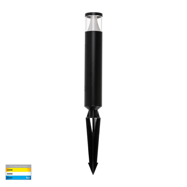 Divad 5W CCT 12V DC LED Garden Spike Light Black - HV1488T-BLK