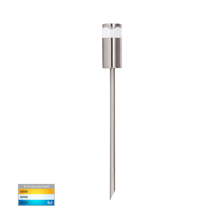 Highlite 5W CCT 12V DC MR16 LED Garden Spike Light Titanium - HV1489T-TTM