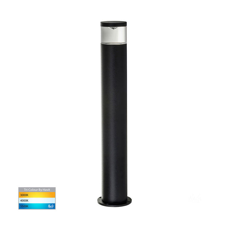 Highlite 5W CCT 240V GU10 LED Bollard Light Matt Black - HV1601T-BLK