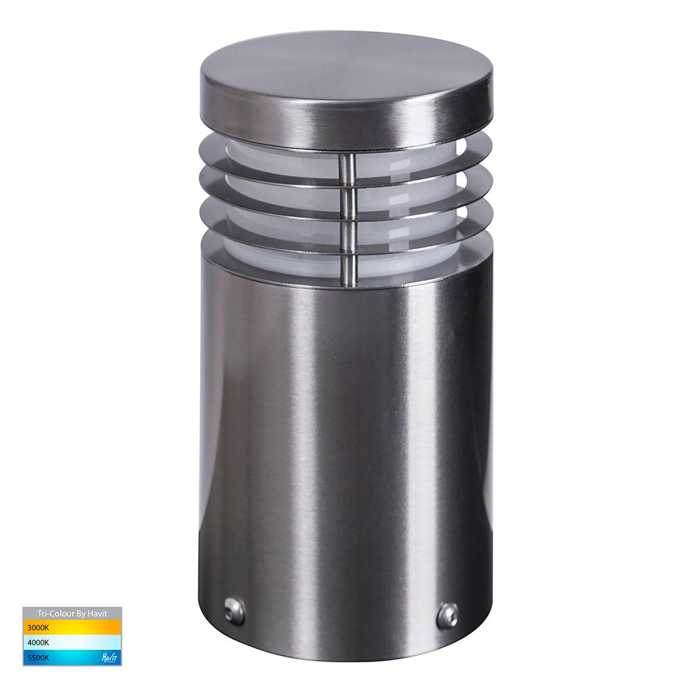 Mini 5W CCT 12V DC MR16 LED Bollard Light 316 Stainless Steel - HV1605T-SS316-12V