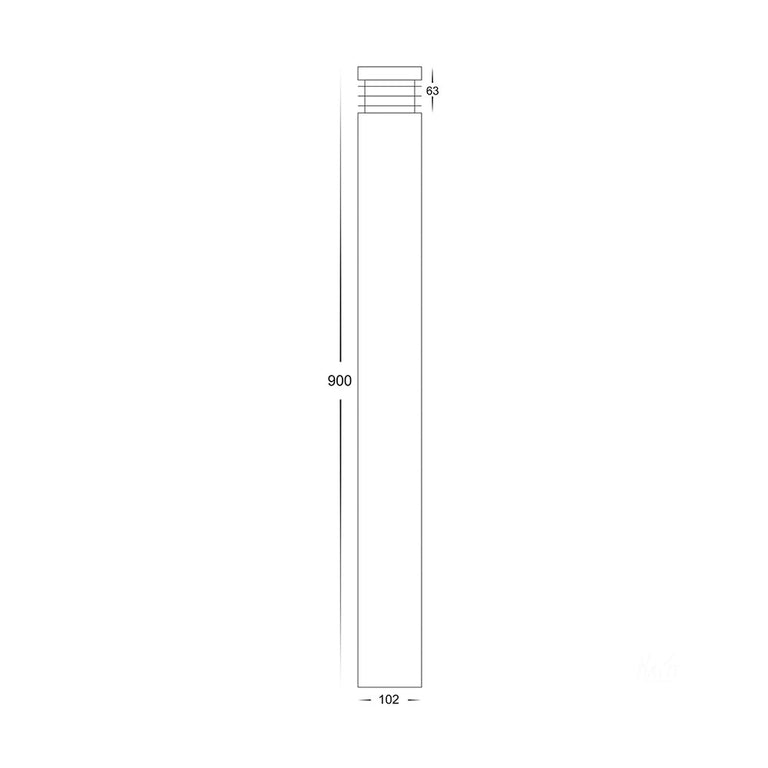 Maxi 5W CCT 12V DC MR16 LED Bollard Light Stainless Steel - HV1608T-SS316-12V