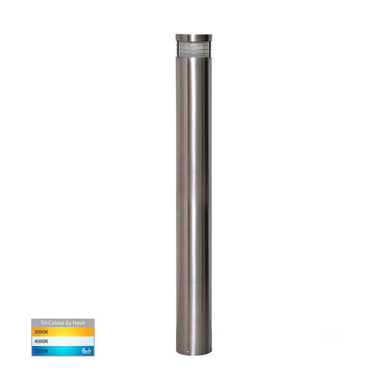 Maxi 5W CCT 12V DC MR16 LED Bollard Light Stainless Steel - HV1608T-SS316-12V