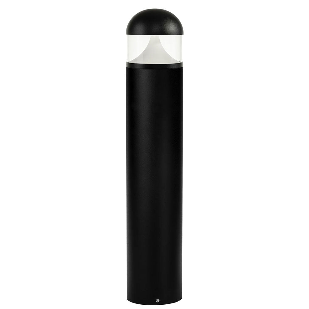 Divad 12W CCT 24V DC LED 650mm Bollard Black - HV1632T-BLK-24V-RND