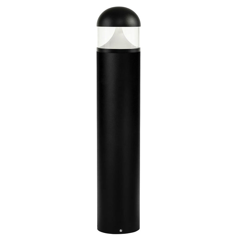 Divad 12W CCT 24V DC LED 650mm Bollard Black - HV1632T-BLK-24V-RND