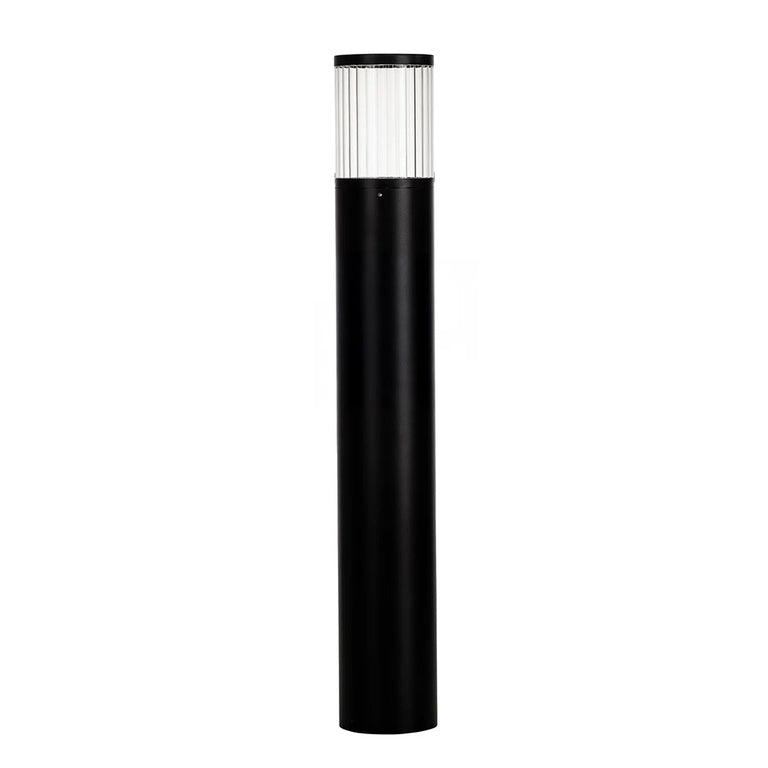 Prism 8W Warm White E27 LED 970mm Bollard Light Black - HV1642W-BLK
