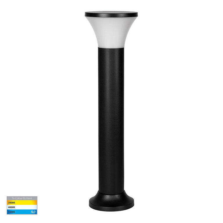 Favara 9W CCT E27 LED Bollard Light Black - HV1681T-BLK