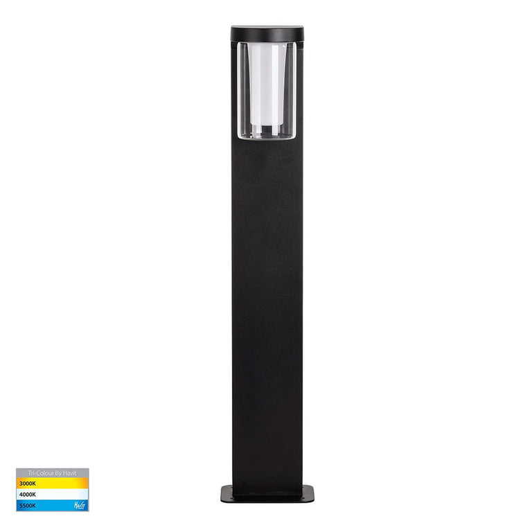 Otaner 10W CCT 240V LED Bollard Black - HV1691T-BLK-240V