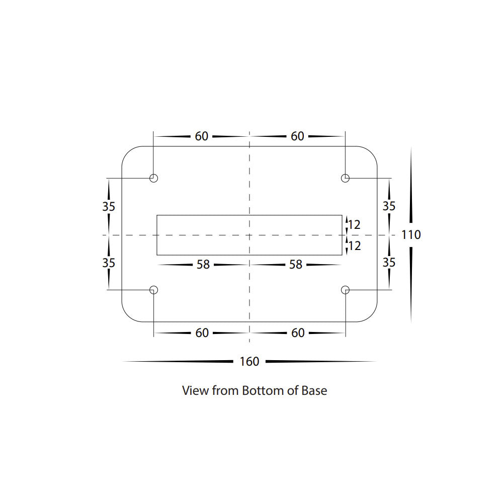 Otaner 10W CCT 240V LED Bollard Black - HV1691T-BLK-240V