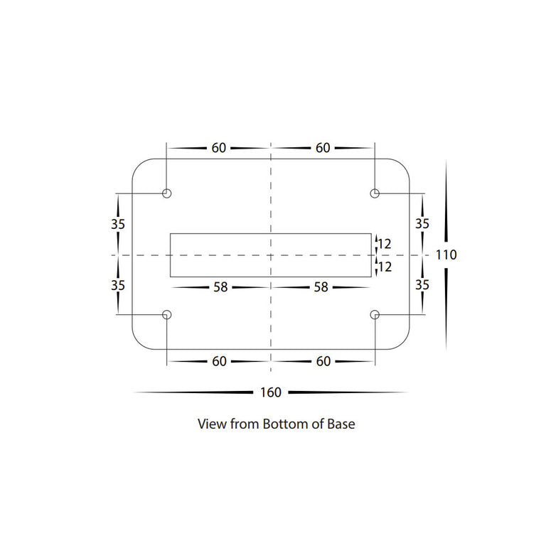 Otaner 10W CCT 240V LED Bollard Black - HV1691T-BLK-240V