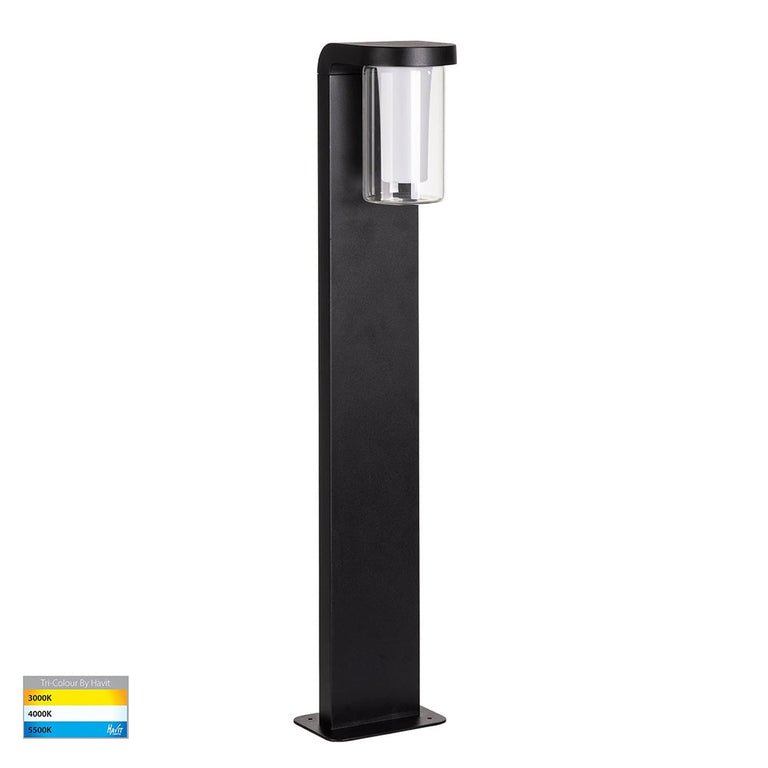 Otaner 10W CCT 240V LED Bollard Black - HV1691T-BLK-240V
