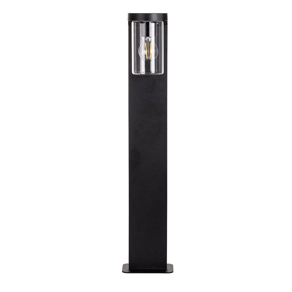 Angela 9W 240V E27 LED Bollard Black - HV1692W-BLK