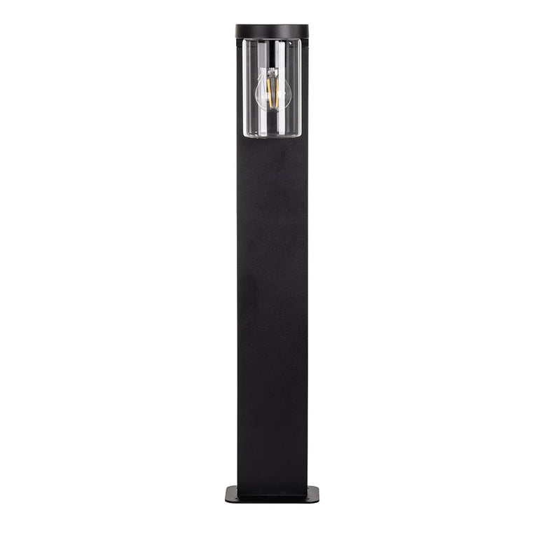 Angela 9W 240V E27 LED Bollard Black - HV1692W-BLK