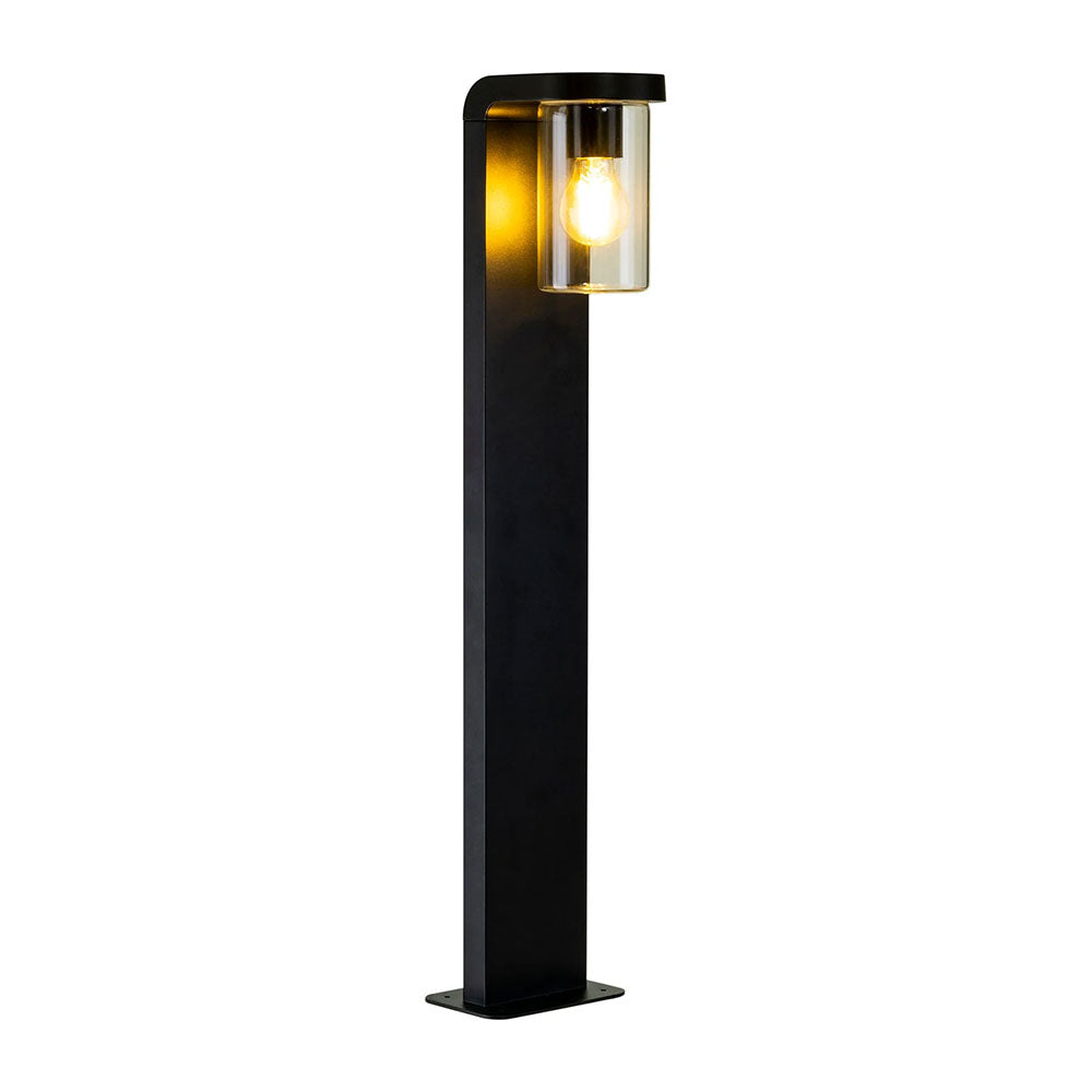 Angela 9W 240V E27 LED Bollard Black - HV1692W-BLK