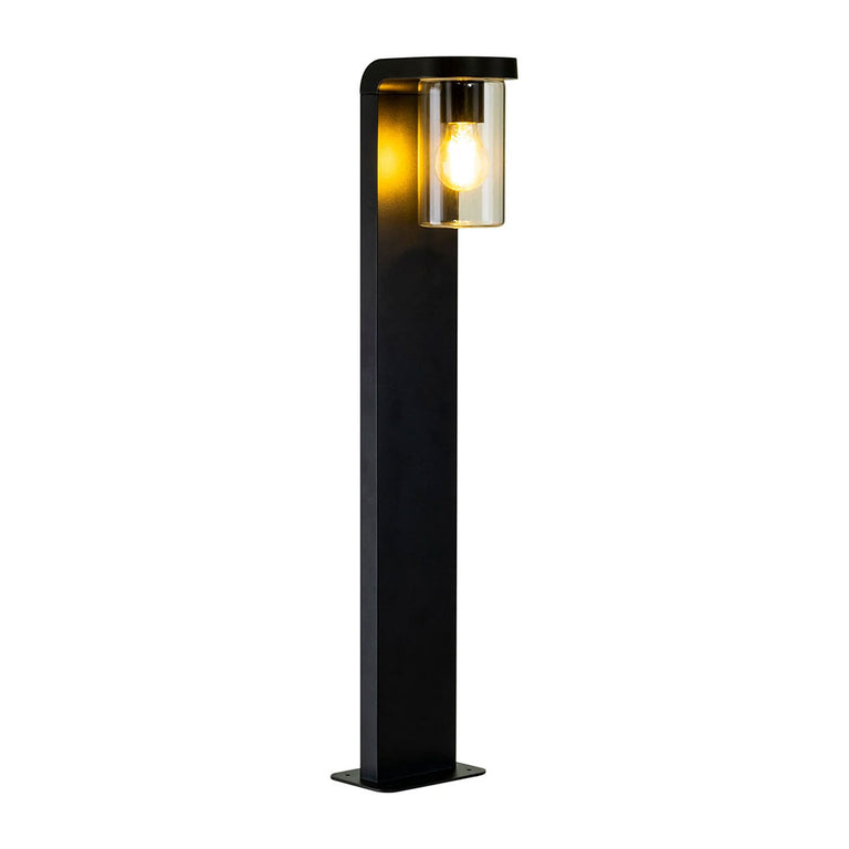 Angela 9W 240V E27 LED Bollard Black - HV1692W-BLK