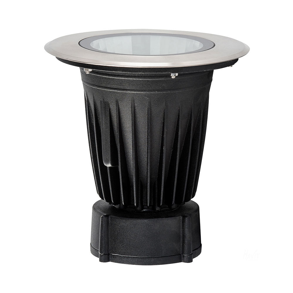 Klip 30W 12V DC LED Inground Uplighter 316 Stainless Steel / Warm White - HV1834W-12V DC