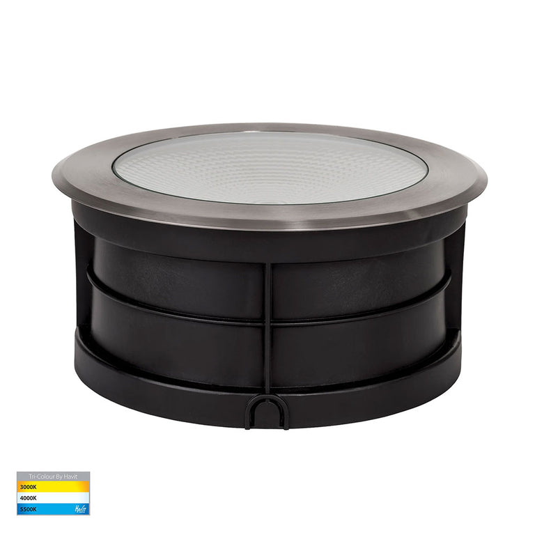Klip 30W CCT LED Inground Uplighter Stainless Steel  / Black - HV1834T-240V