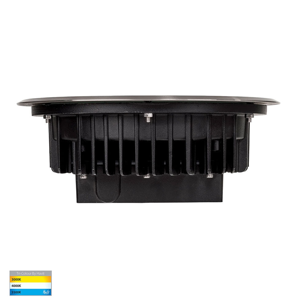 Klip 30W CCT 12V DC LED Inground Uplighter Stainless Steel  / Black - HV1834T-12V