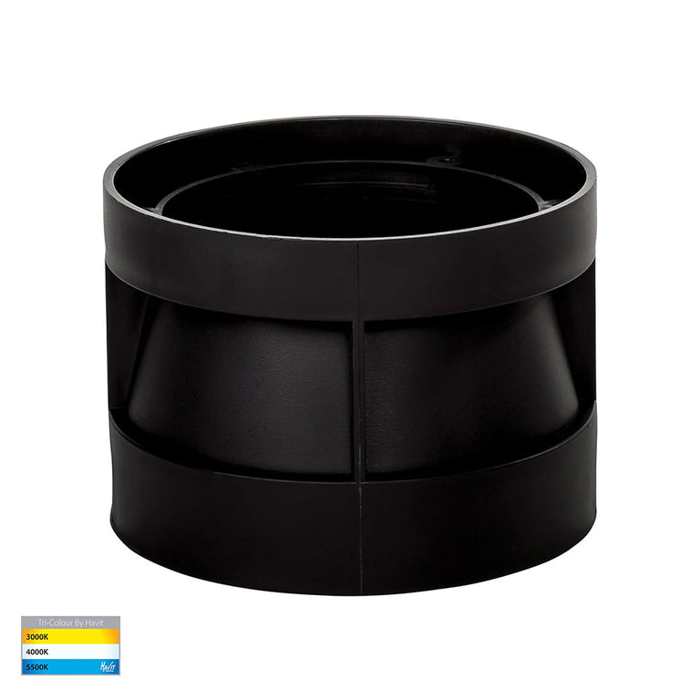 Split 5W CCT 240V LED Round Inground Uplighter Stainless Steel - HV1842T -240V