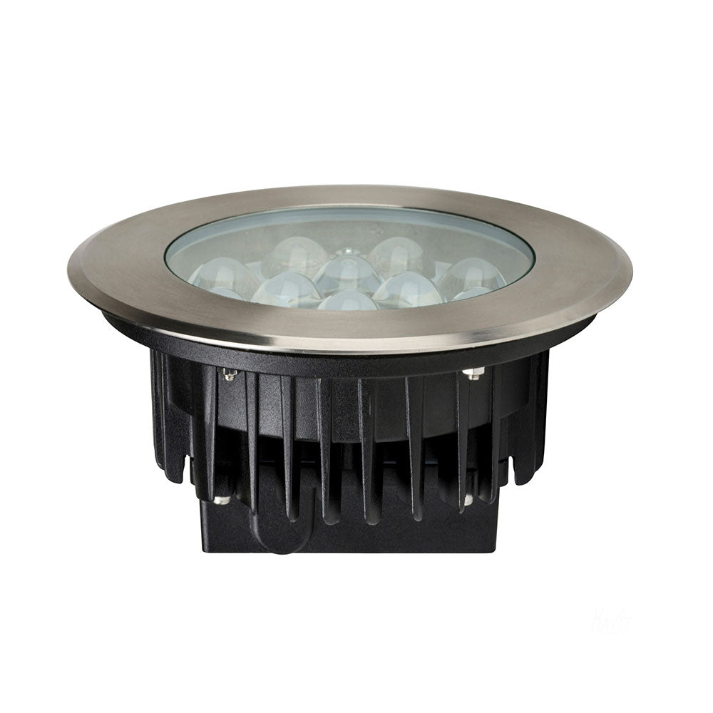 Split 24W 12V DC LED Inground Uplighter 316 Stainless Steel / Cool White - HV1847C