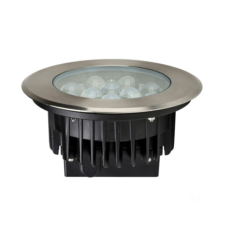 Split 24W 12V DC LED Inground Uplighter 316 Stainless Steel / Cool White - HV1847C
