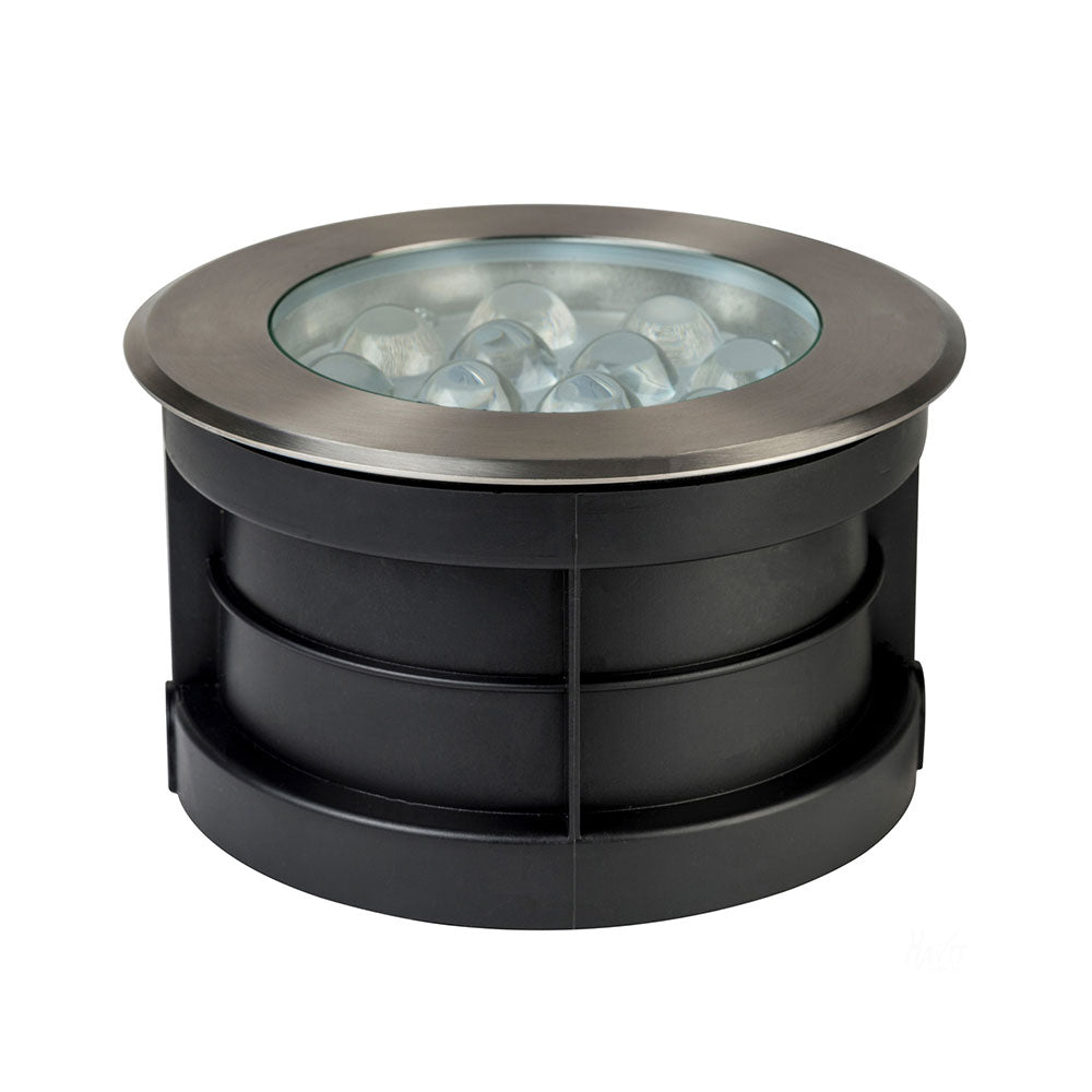 Split 24W 12V DC LED Inground Uplighter 316 Stainless Steel / Cool White - HV1847C