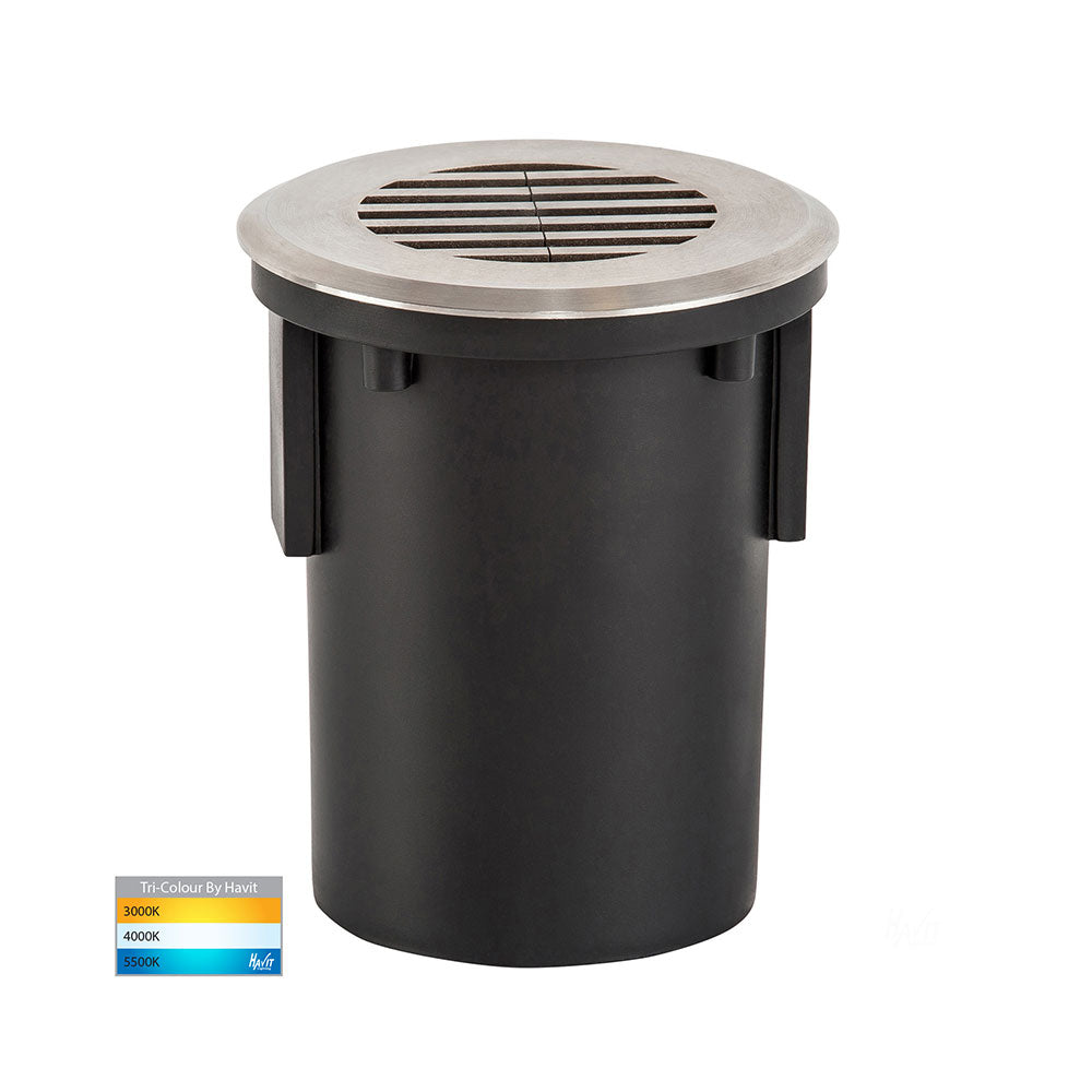 Viale 5W CCT 12V DC MR16 LED Grill Inground Uplighter Stainless Steel - HV19102T