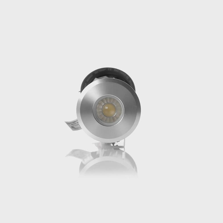 Elite 3W CCT 12V DC LED Inground Deck Light Silver - HV2881T-SLV-12V