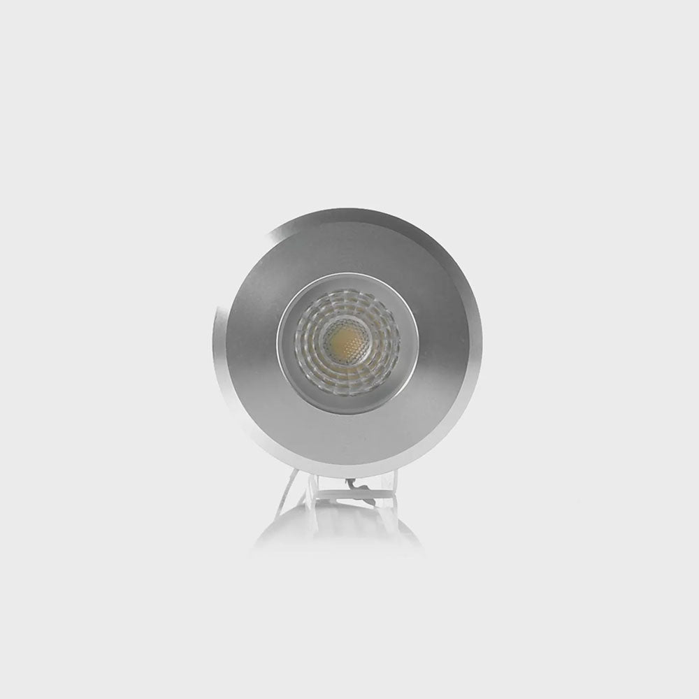 Elite 5W CCT 12V DC LED Inground Deck Light Silver - HV2882T-SLV-12V