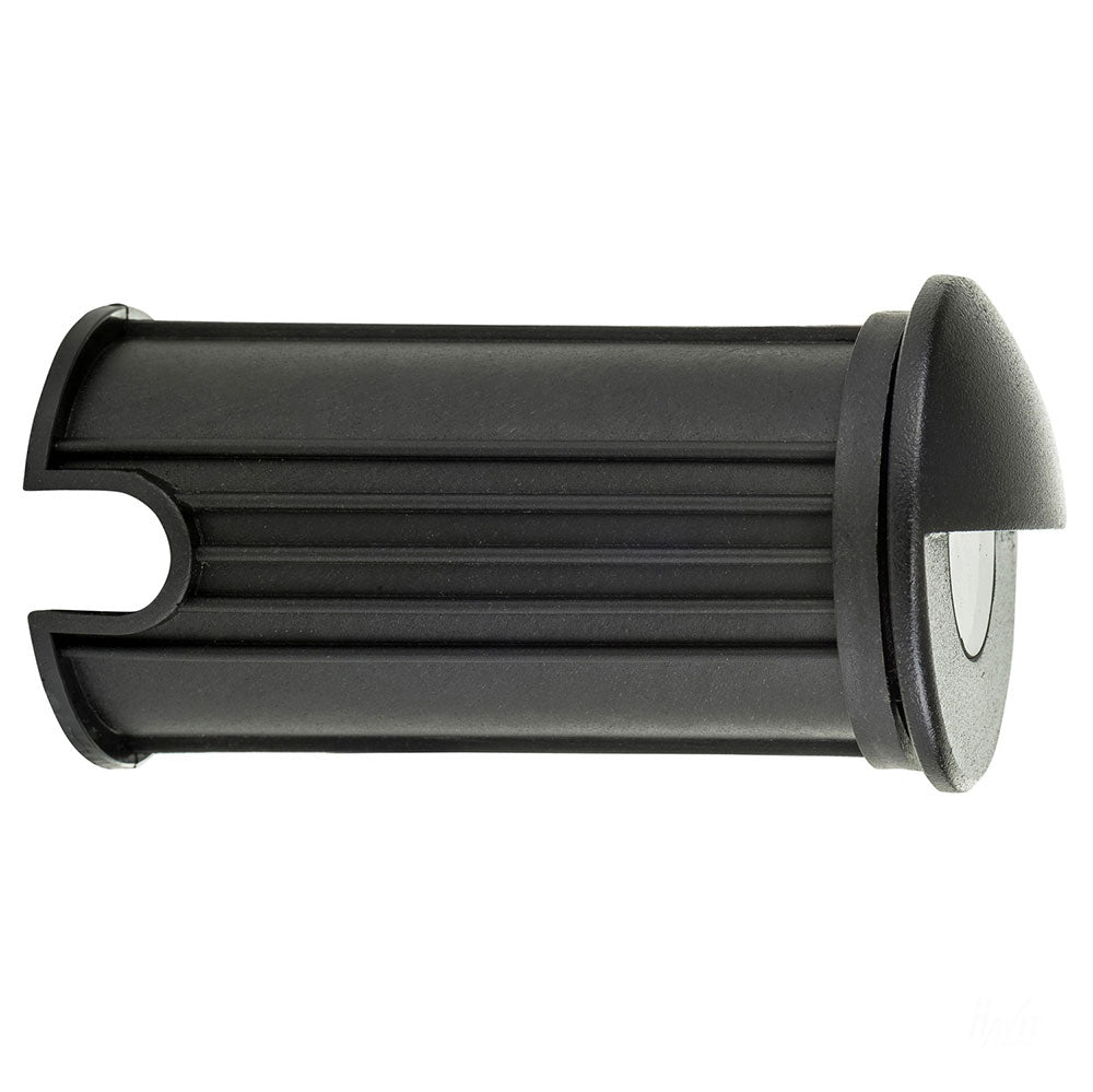 Mini Ollo 1W CCT 12V DC Eyelid LED Step Light Black - HV2891T-BLK-12V
