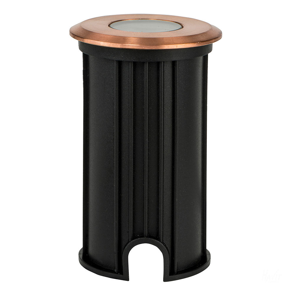 Mini Ollo 1W  CCT 12V DC LED Step Light Copper - HV2892T-CP-12V