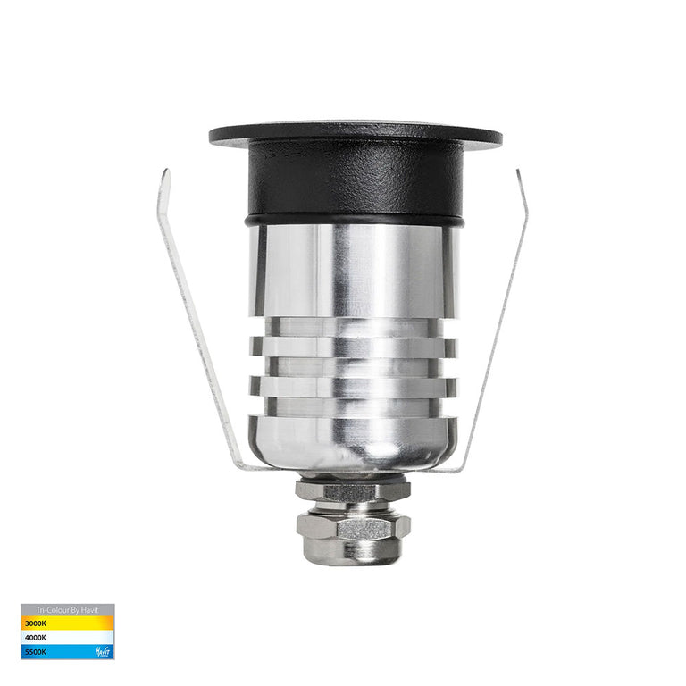 Dek 3W CCT 12V DC LED Inground Light Black - HV2893T-BLK-12V