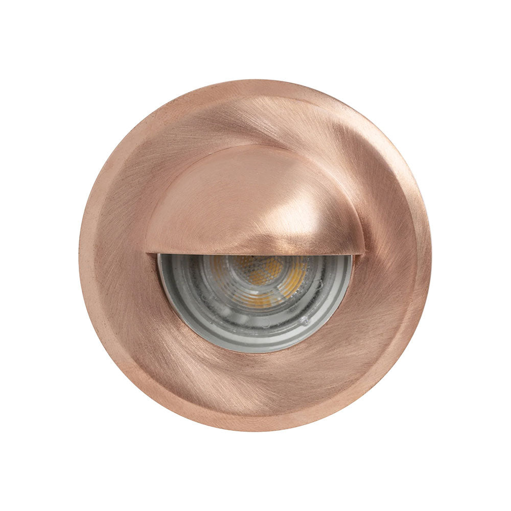 Lokk 3W 12V DC Eyelid LED Step Light Copper - HV2899NW-CP