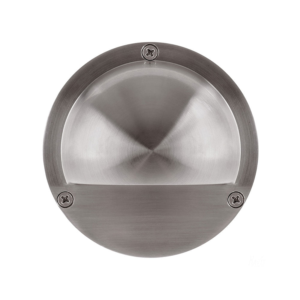 Pinta 240V G9 Surface Mounted Eyelid Step Light Stainless Steel - HV2901