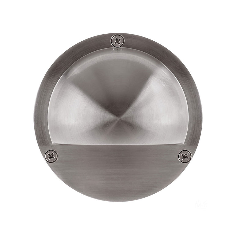 Pinta 240V G9 Surface Mounted Eyelid Step Light Stainless Steel - HV2901