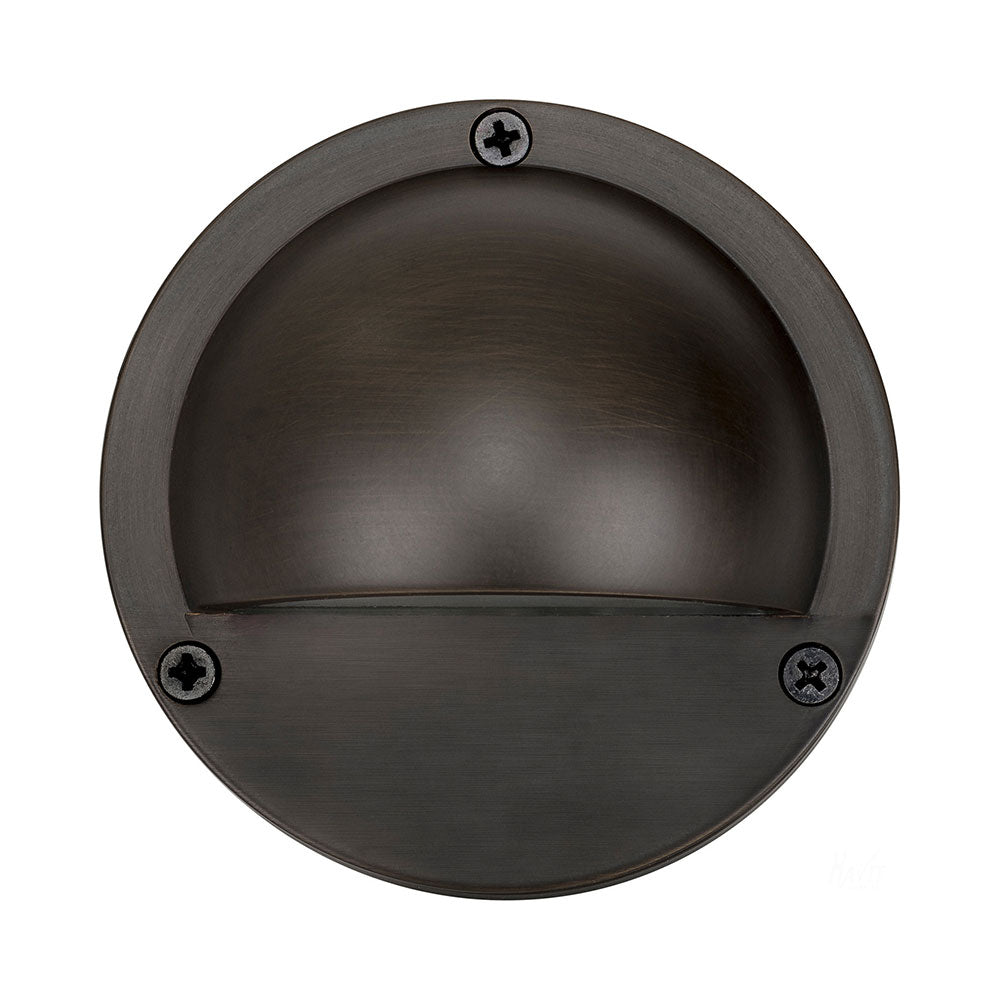 Pinta 12V DC G4 Surface Mounted Eyelid Step Light Antique Brass - HV2902-AB