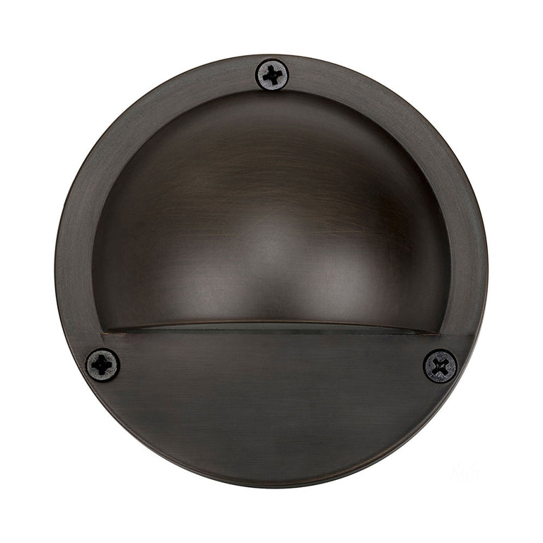 Pinta 12V DC G4 Surface Mounted Eyelid Step Light Antique Brass - HV2902-AB