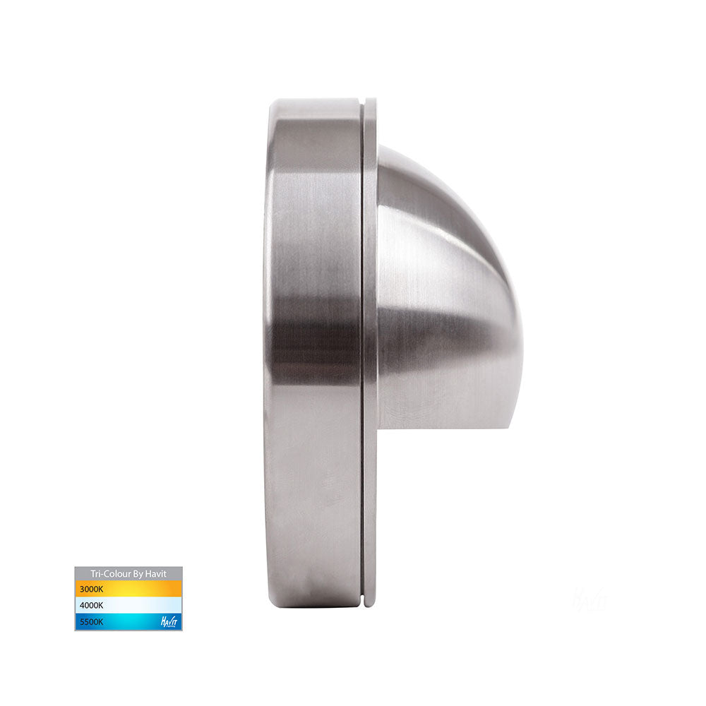 Pinta 2.3W CCT 240V LED Eyelid Step Light Stainless Steel - HV2903T