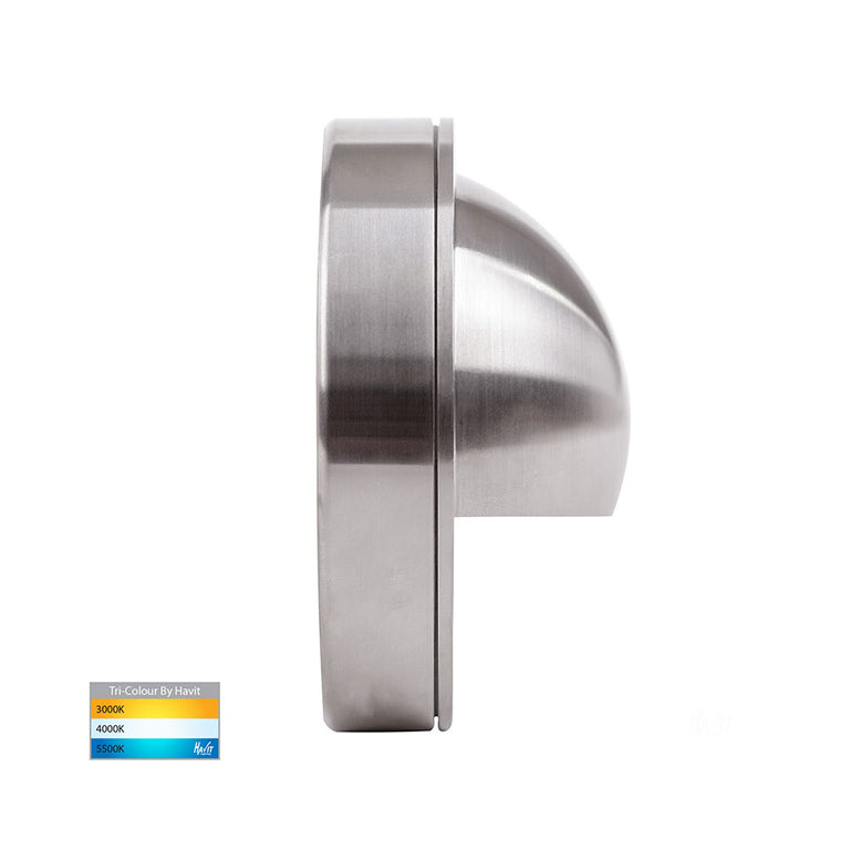 Pinta 2.3W CCT 240V LED Eyelid Step Light Stainless Steel - HV2903T