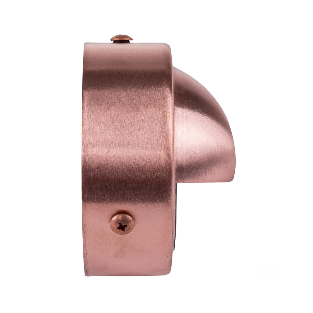 Pinta 2.3W 12V DC Eyelid LED Step Light Copper / Warm White - HV2919W