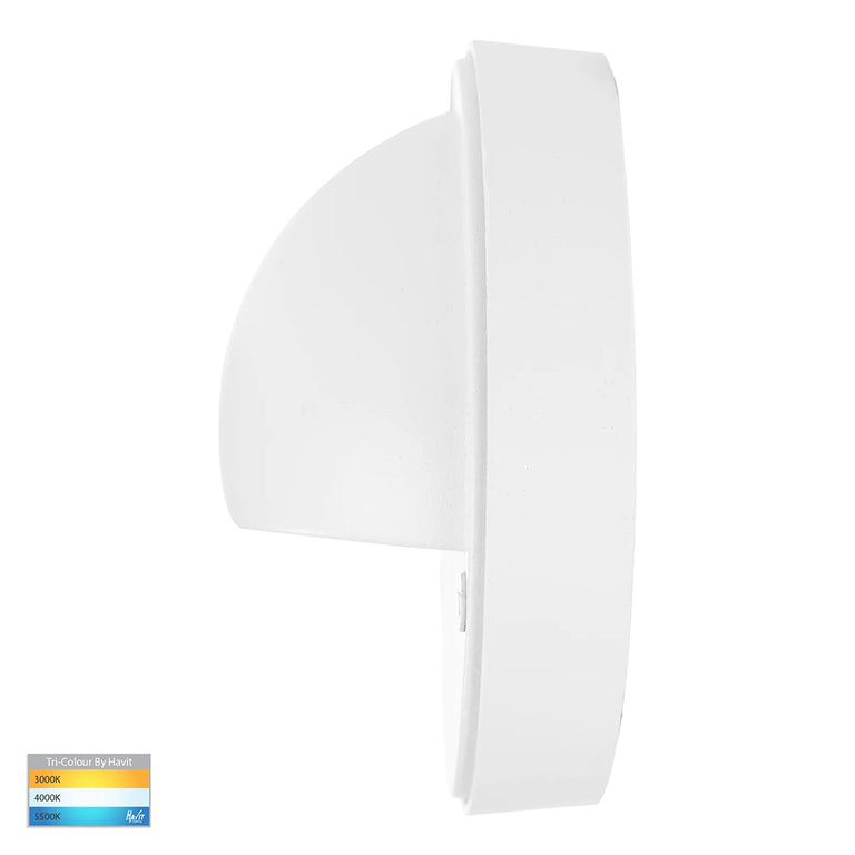 Pinta 2.3W CCT 240V LED Eyelid Step Light White - HV2923T-WHT