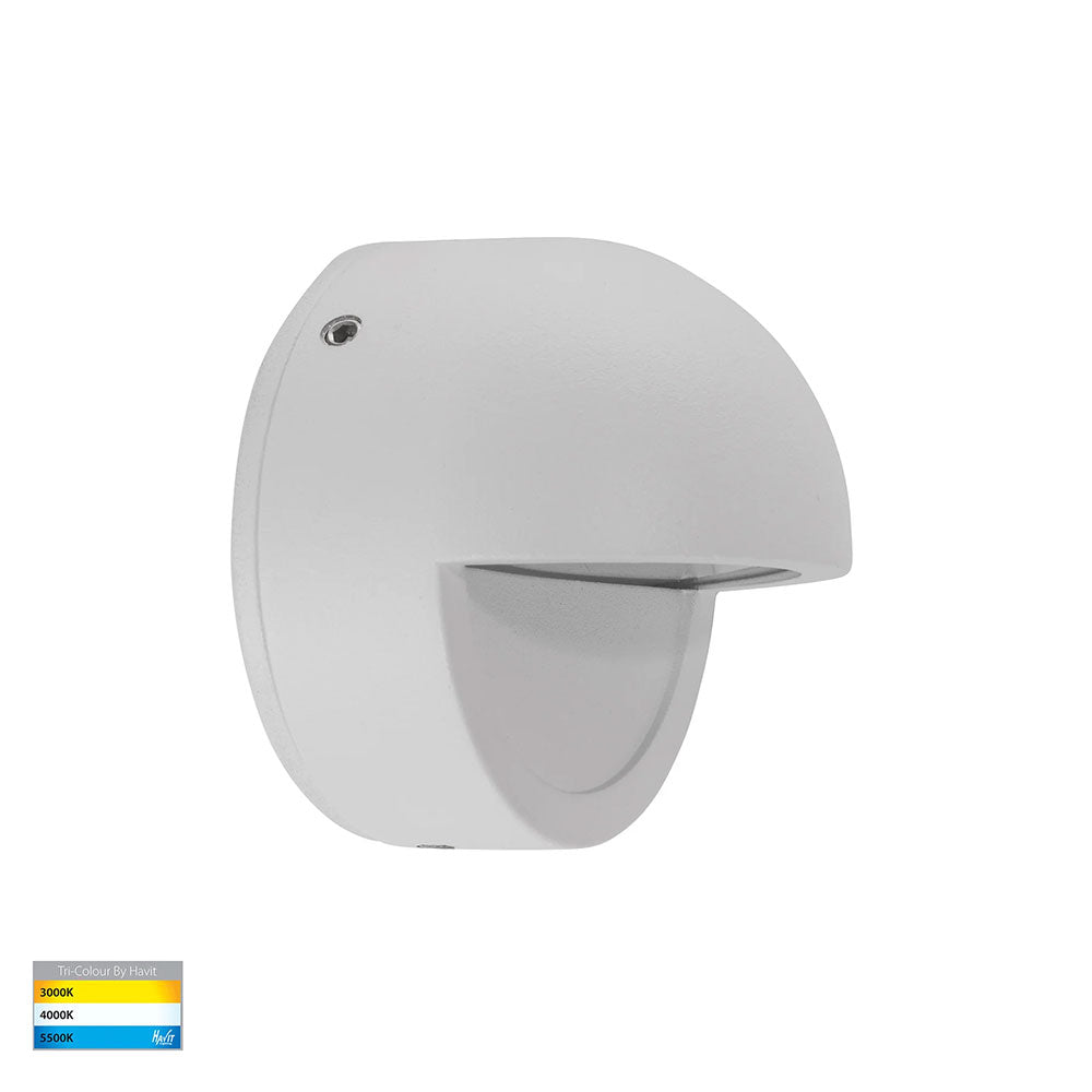 Veko 2W CCT 240V Eyelid LED Step Light White - HV2927T-WHT-240V