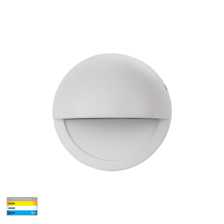 Veko 2W CCT 240V Eyelid LED Step Light White - HV2927T-WHT-240V